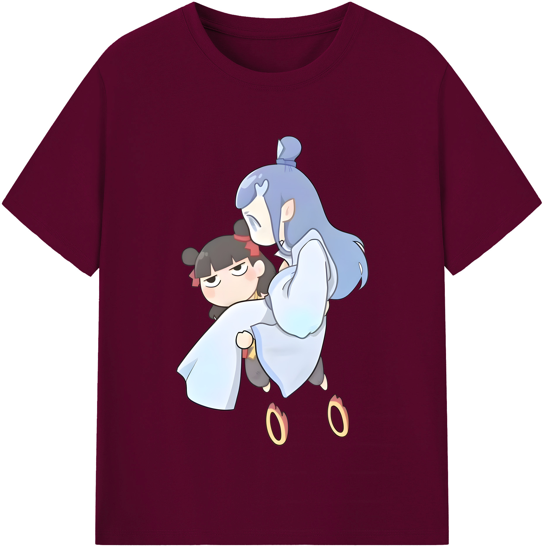 （画像用） Ne Zha 2 ナタ 魔童の大暴れ レディースカジュアルプリントTシャツ（綿100％）